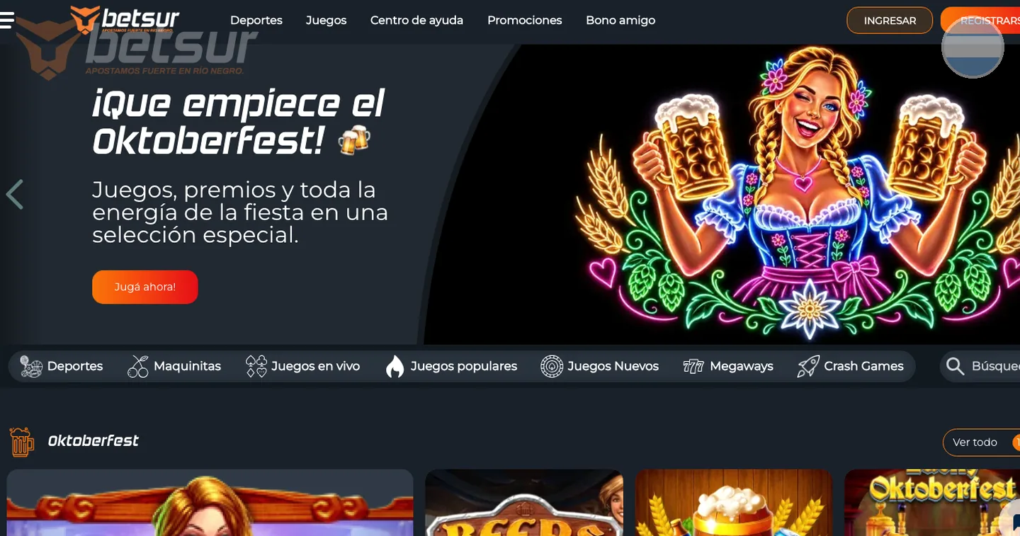 Betsur casino for AR